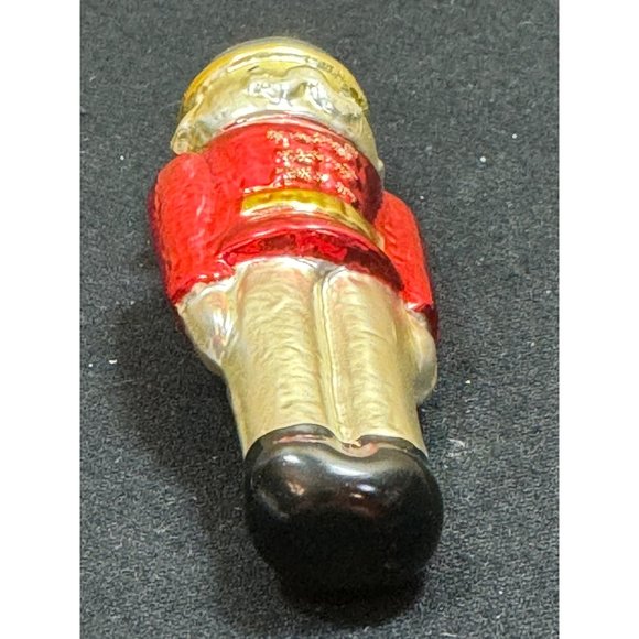 Vintage West Germany Nut Cracker Glass Mold Christmas Ornament - Picture 10 of 11